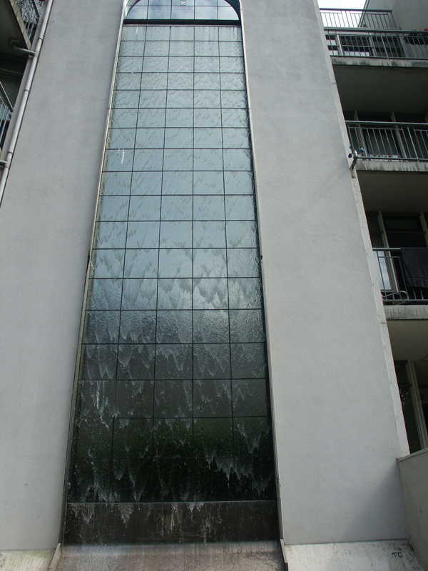 Water down a house